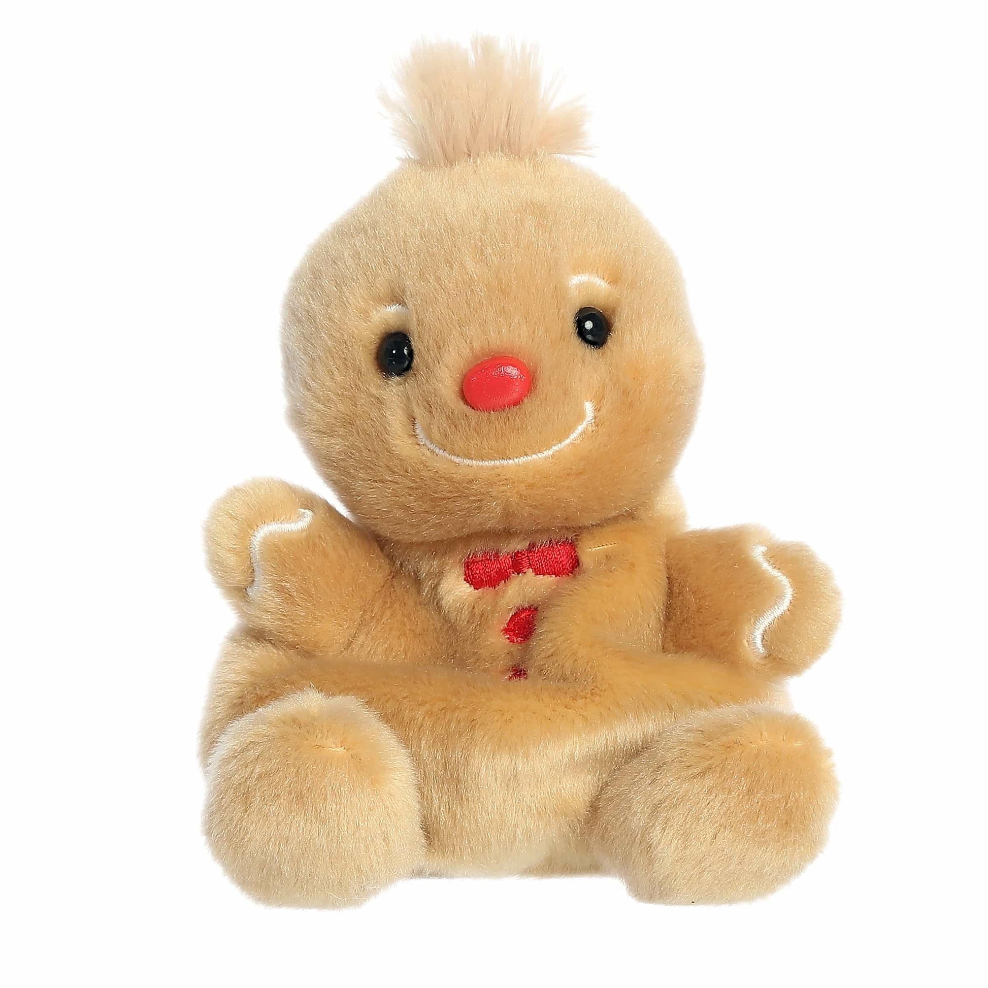 Aurora® Festive Palm Pals™ Gino Gingerbread Man™ Stuffed Animal - Fun Collectible Plush for Kids and Adult Collectors - Perfect for Holiday