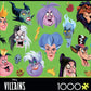 Ceaco - Disney - Villains Collage Faces - 1000 Piece Jigsaw Puzzle for Adults - Challenging Puzzle Perfect for Game Nights - Finished Size is 26.75 x