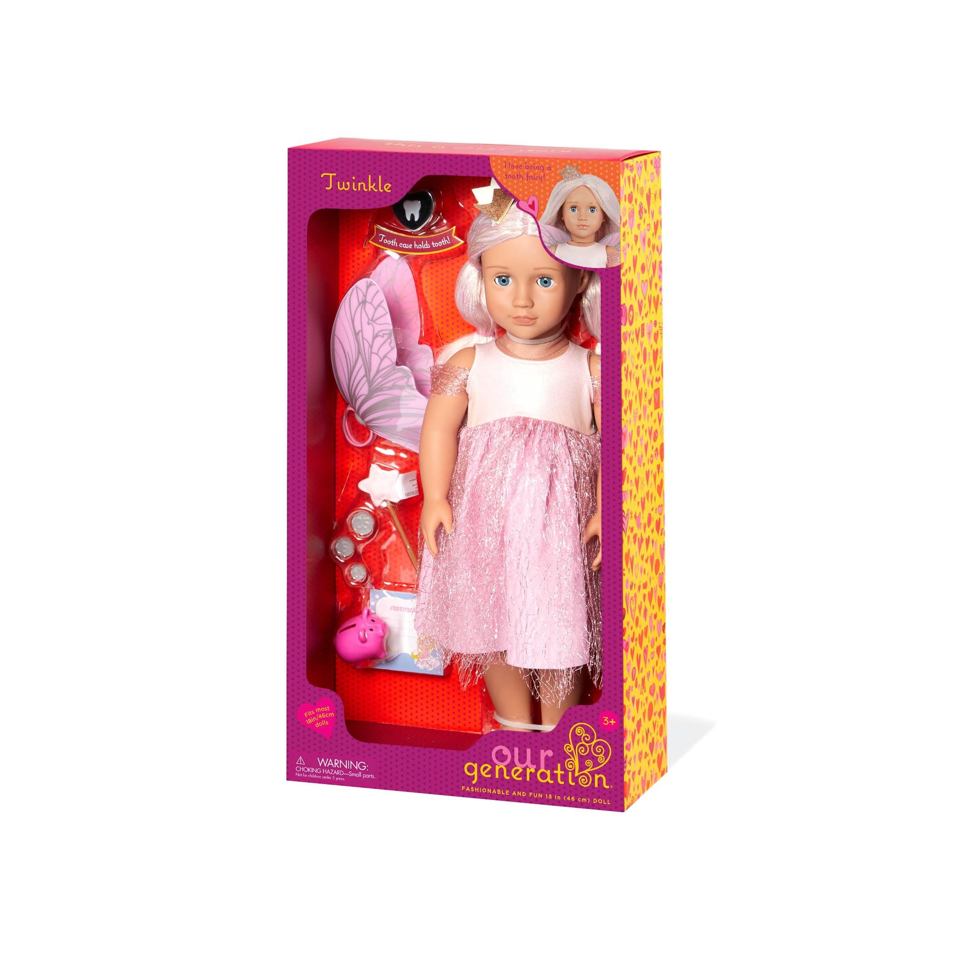 Our Generation - Fairy doll - twinkle, Pink