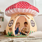 Enchanted Mushroom Play Tent - A World of Adventure for Kids 3+ - Large 61 x 61 x 60 Inch Toddler Tent for Creative Indoor Fun, Non-Slip Play Mat