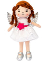 ANGELITOS MAGICOS 15" Little Magic Angels Plushies. Angel Doll with Magical Positive Affirmation Cards from Guardian Angel Academy, for Girls 3+