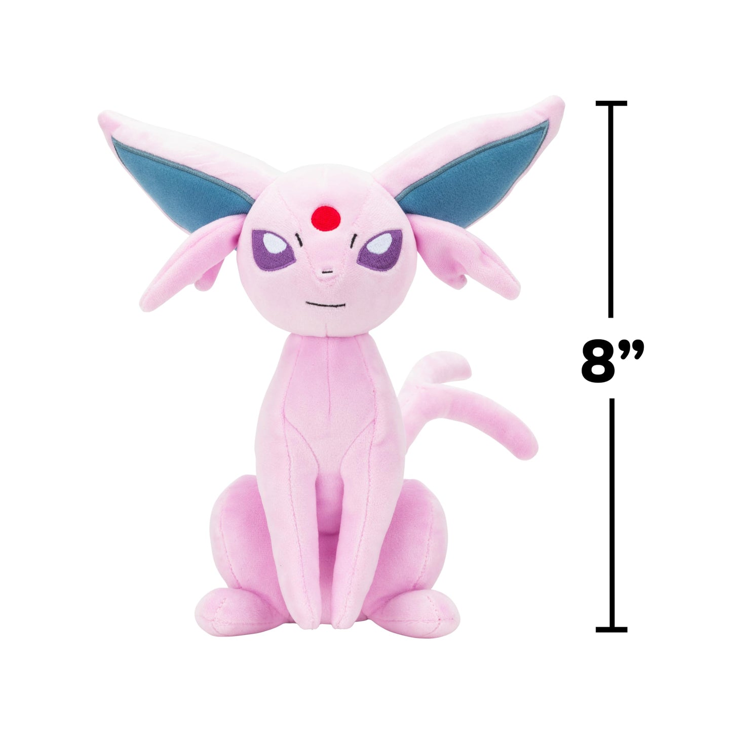 Pokémon Espeon Plush - 20 cm (8 in) Blue/Purple Stuffed Animal Collectible Toy for Kids 2+
