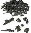 6 Set Building Weapons Pack for Minifigures, Army Assortment Pack, Compatible with Lego Parts and Pieces