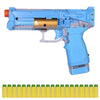 Zhenweiqi Fire Rat Blaster, ZWQ S200 Half Length Dart Pistol Long-Range High Precision Powerful Launcher 1.6mm Spring Ages 14+ (Blue)