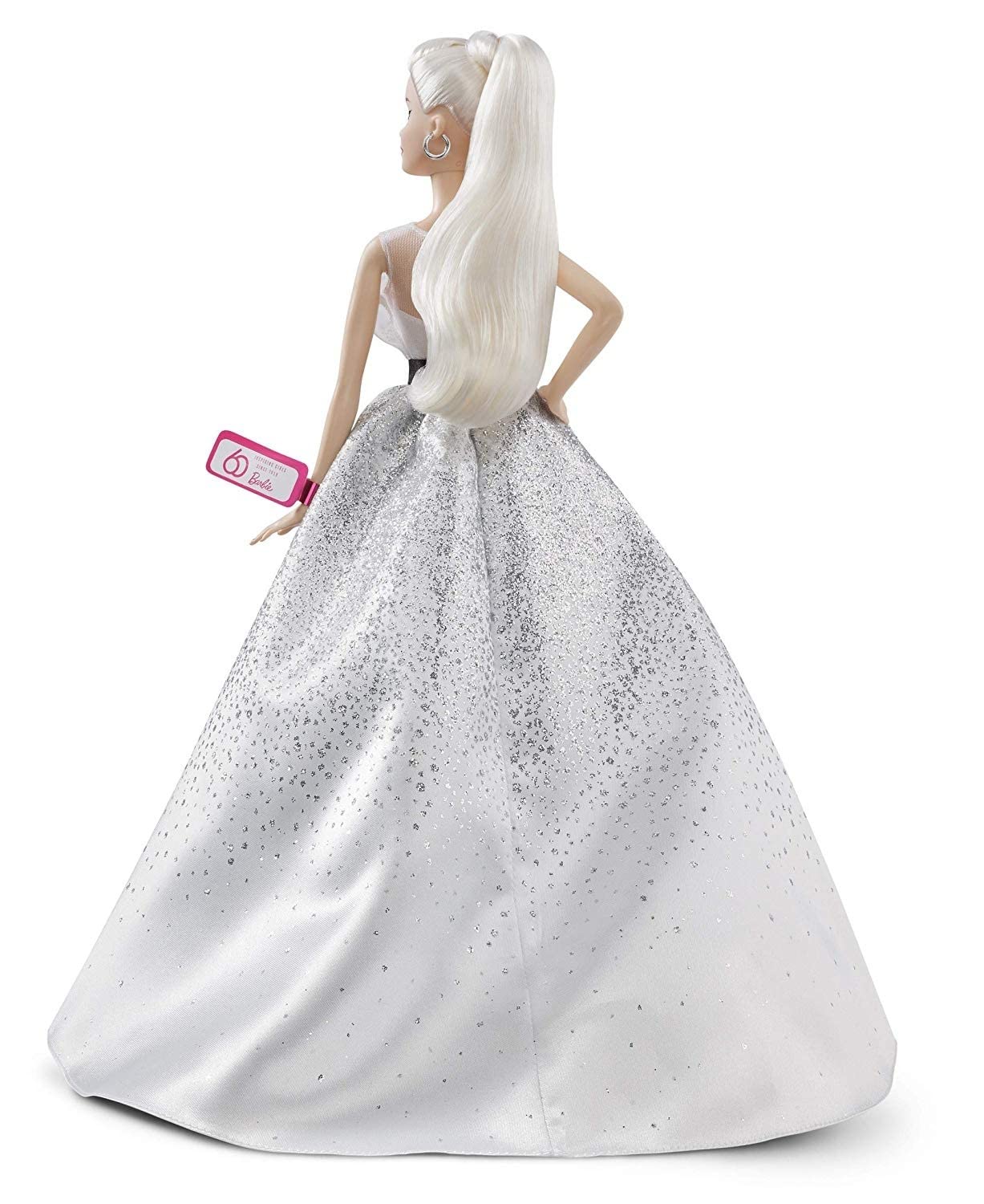 Barbie Collector 60th Anniversary Doll, Blonde, with Diamond-Inspired Gown
