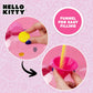 Hello Kitty Activity Doll, Reusable Hello Kitty Toys, Fill with Sand Art or Water, Includes Waterproof Doll, Shovel and Funnel, Sensory Toys for Kids