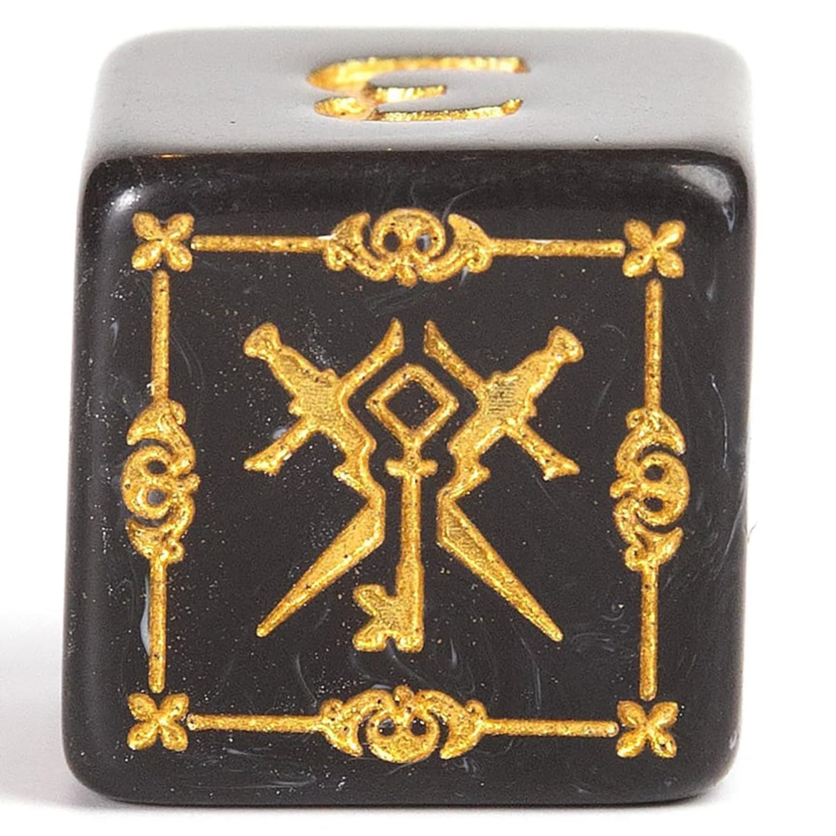 D&D Adventure Dice (Rogue Class: Black)