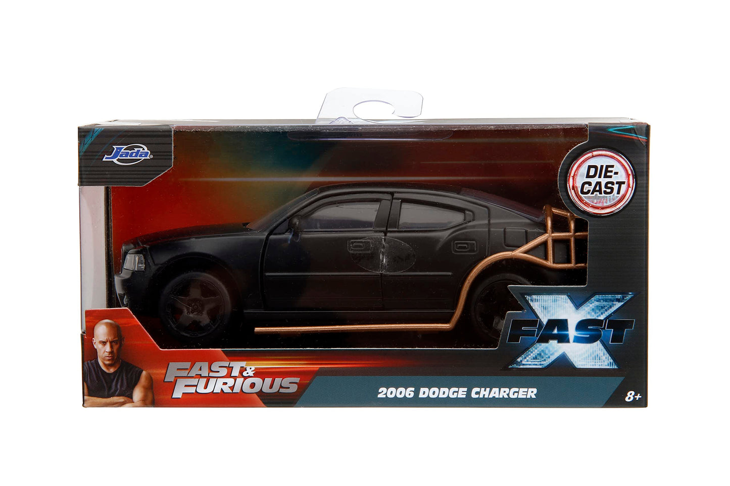 Jada Fast & Furious 1:32 2006 Dodge Charger Heist Vehicle Die-Cast Car, Toys for Kids and Adults