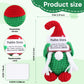 ZRXKSOPP Positive Gnome Crochet, Inspirational Handmade Crochet Gnome Doll Home Table Ornament Decor Present for Easter, Christmas, Valentine's Day