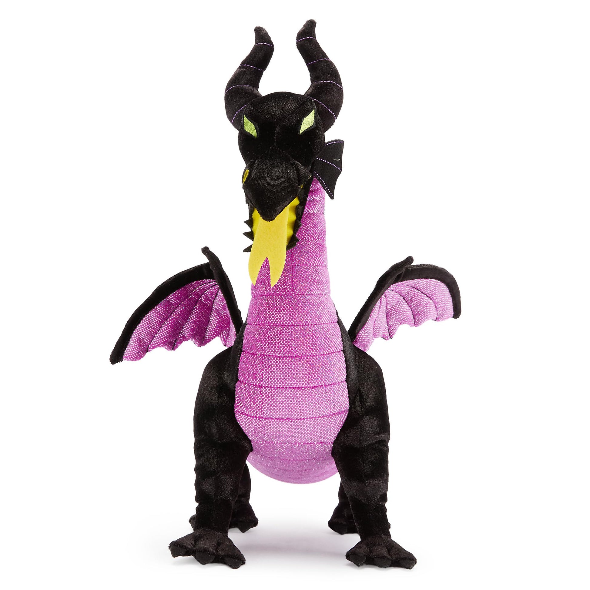 Disney Store Official Maleficent Dragon Plush - Dragon Stuffed Animal - Soft Disney Plush Toys with Embroidered Features & Iridescent Accents - Plushy