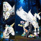 Aptrbg Unicorn Building Set 800+ Pcs STEM Toy Ages 8-12, Walking & Flapping Wings, Compatible with Major Building Blocks, Gift for Boys Girls