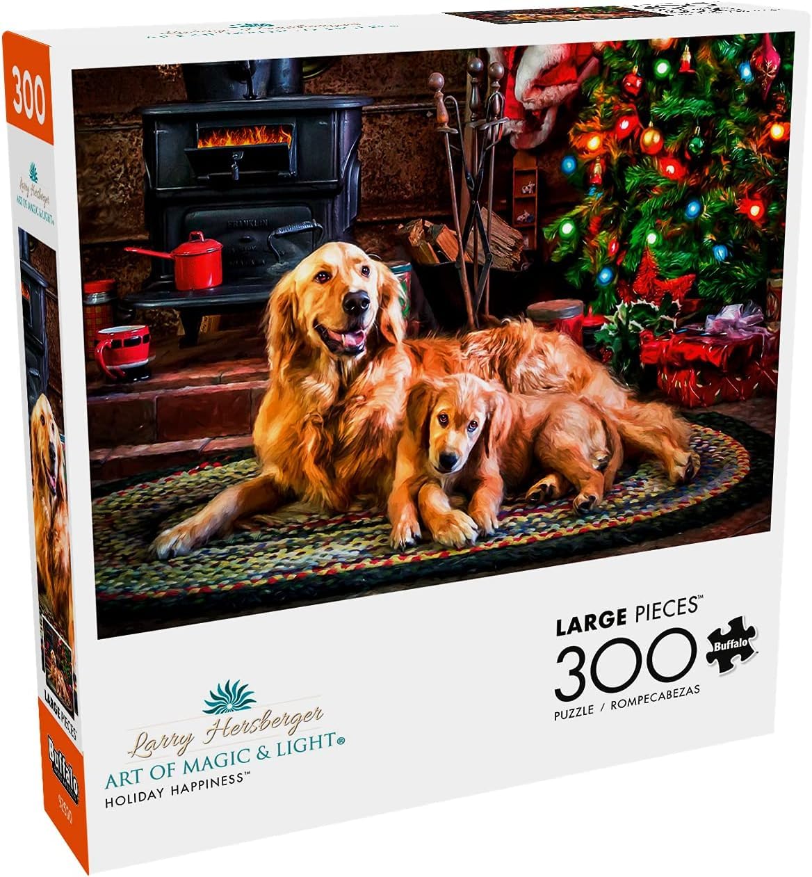 Buffalo Games - Dogs Under the Tree - 300 Large Piece Puzzle for Adults