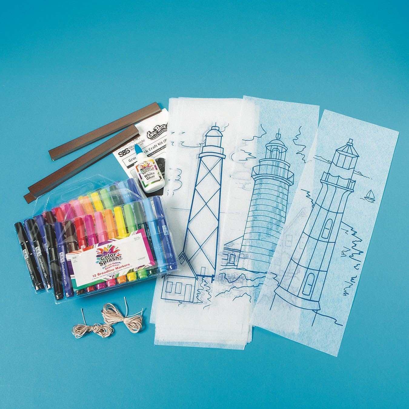 Lighthouse Panels Craft Kit (Pack of 24)
