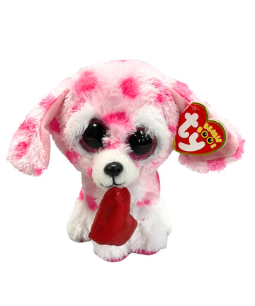 Ty Beanie Boo Rory Valentine Dog - 6"