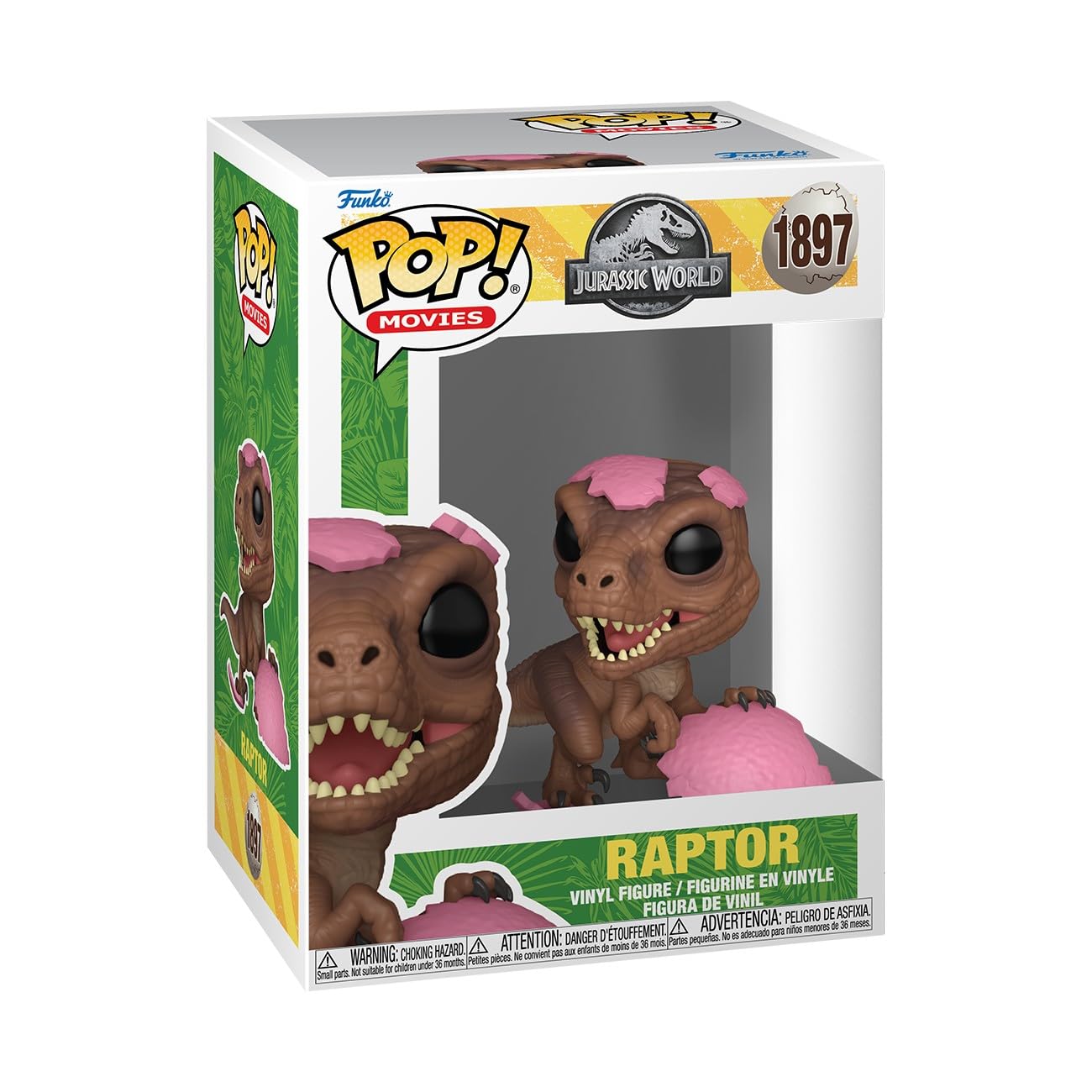 Funko Pop! Movies: Jurassic Park Spring - Raptor - Collectable Vinyl Figure - Gift Idea - Official Merchandise - Toys for Kids & Adults - Disney Fans