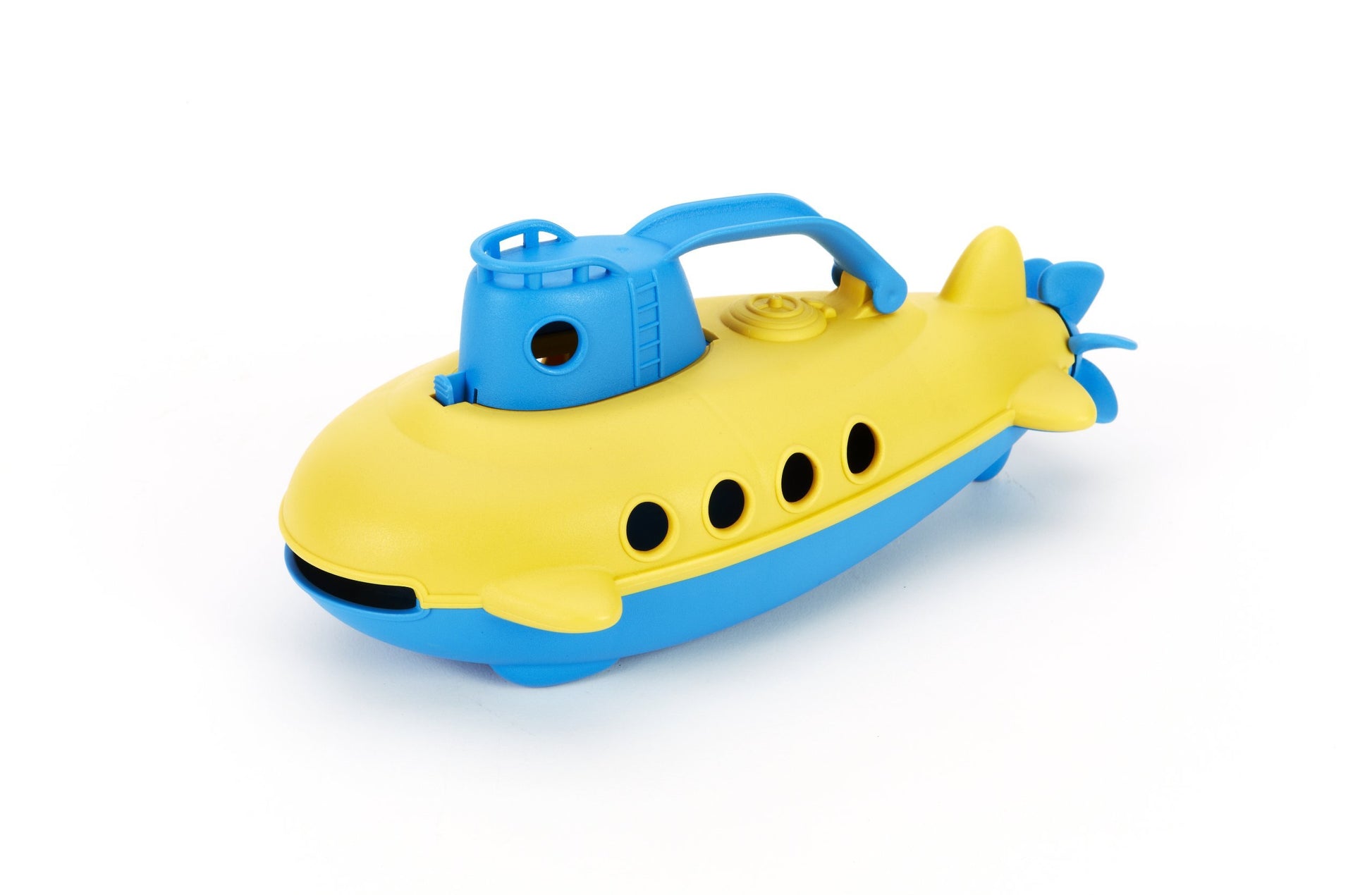 Green Toys Submarine - Bpa, Phthalate Free Blue Watercraft with Spinning Rear Propeller Made from Recycled Materials. Safe Toys for Toddlers