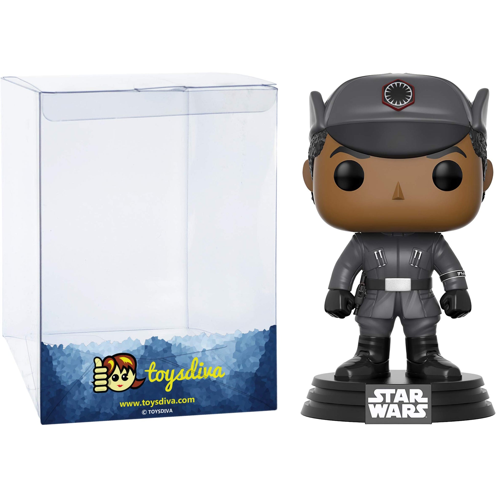 Funko Finn: P o p ! Vinyl Figurine Bundle with 1 Compatible 'ToysDiva' Graphic Protector (191-14744 - B)