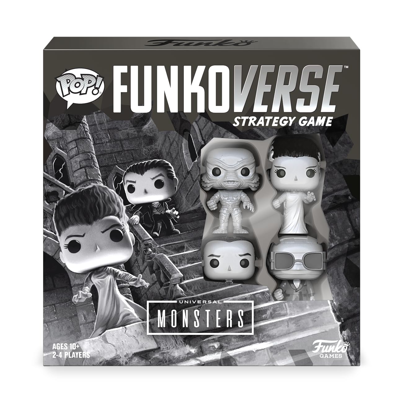 Funko Funkoverse: Universal Monsters 100 4-Pack Miniature Figures (Styles May Vary)
