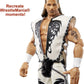 WWE Shawn Michaels Wrestlemania Elite Collection Action Figure with Entrance Attire & Vince McMahon Build-A-Figure Pieces, 6-in Posable Collectible