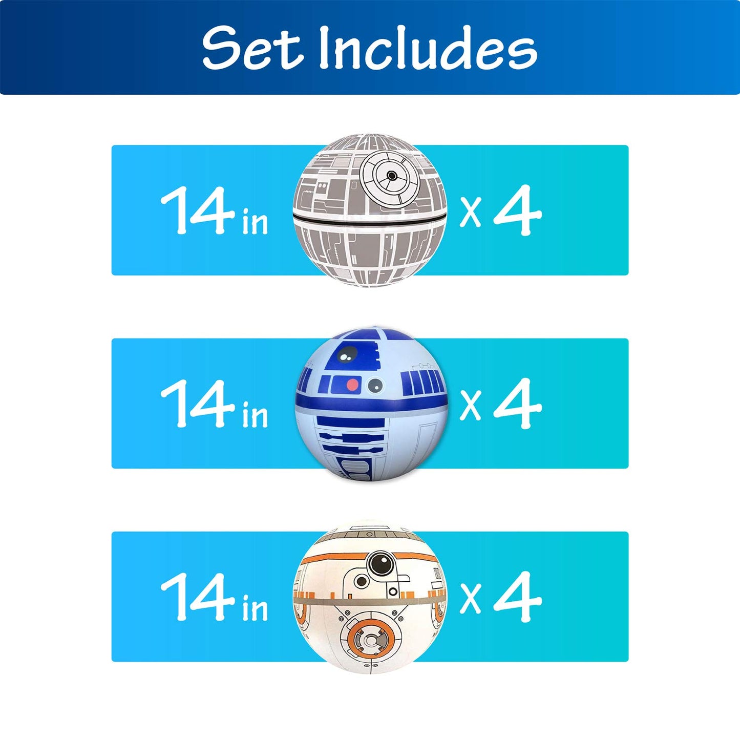 nacnic Large Play Balls Set of 12 - Fun Indoor and Outdoor Gift - Can Use for Play/Room Decor/Party Decor/Pool Inflatable Water Toys…