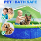 Olutula 2026 Updated Foldable Kiddie Pool with Canopy and 20 Ocean Balls: 47in for Baby Toddler Kids- Summer Water Play Pool with Sprinkler and Shade