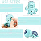 3 Pack Swimming Turtle Baby Bath Toys for Toddler 1-3,2025 Bath Toys Water Pool Floating Wind Up Toys for 1-2 Year Old Boy Girl Gifts, Infant Toddlers