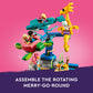 LEGO Friends Beach Amusement Park 41737 Building Toy Set, A Technical Project for Older Kids Ages 12+, with Spinning Carousel, Wave Machine and