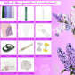 500 Pcs Pipe Cleaners Flower Making Kit with LED Light - Chenille Stems Set w/Floral Wire, Floral Stamens, Craft Wire, Tape & Ribbon for Light Up