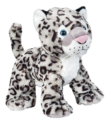 Stuffems Toy Shop Record Your Own Plush 8 inch Snow Leopard - Ready 2 Love in a Few Easy Steps