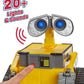 Mattel Disney Pixar WALL-E RC Robot Toy with 20+ Lights & Sounds, Hello WALL-E Action Figure & Remote Control