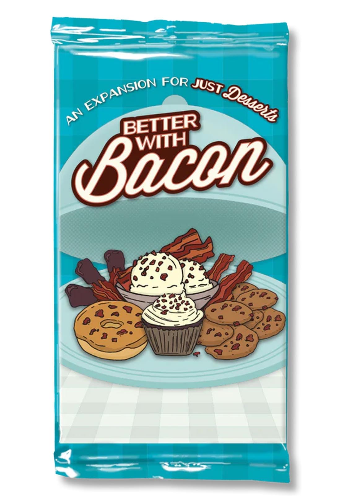 Looney Labs Better with Bacon Card Game - Savory Addition to Just Desserts