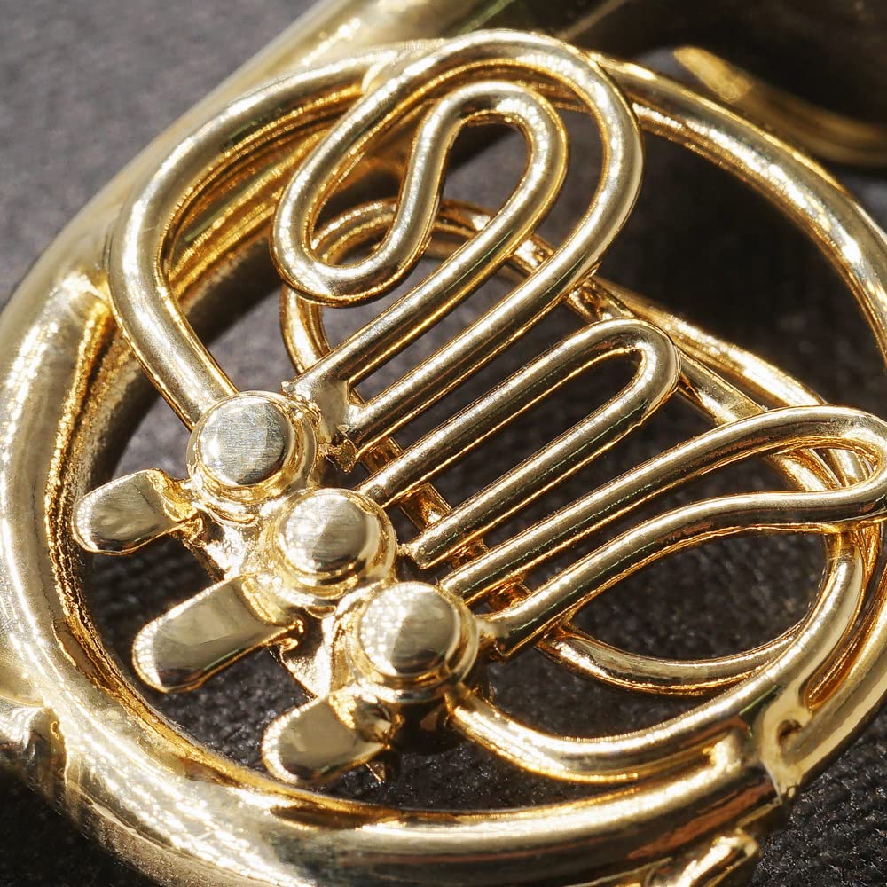 Odoria 1/12 Miniature French Horn Dollhouse Musical Instruments Accessories