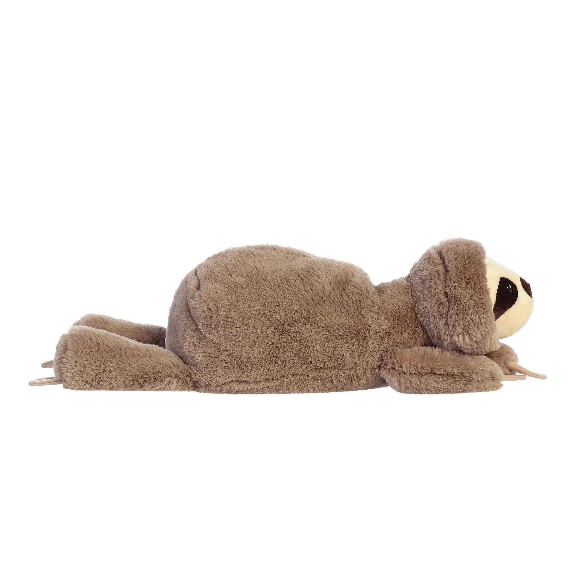 Aurora® Laid-Back Snoozles™ Sloth Stuffed Animal - Floppy Characters for Comforting Cuddles - Perfect for Bedtime, Naps, and Kids All Ages - Brown 18