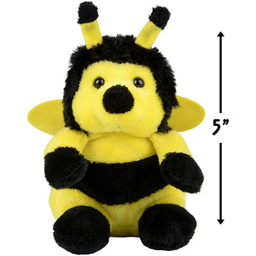 Rhode Island Novelty Charming Bumblebee 72/11, Soft Stuffed Animal Toy for Kids, 5 Inch