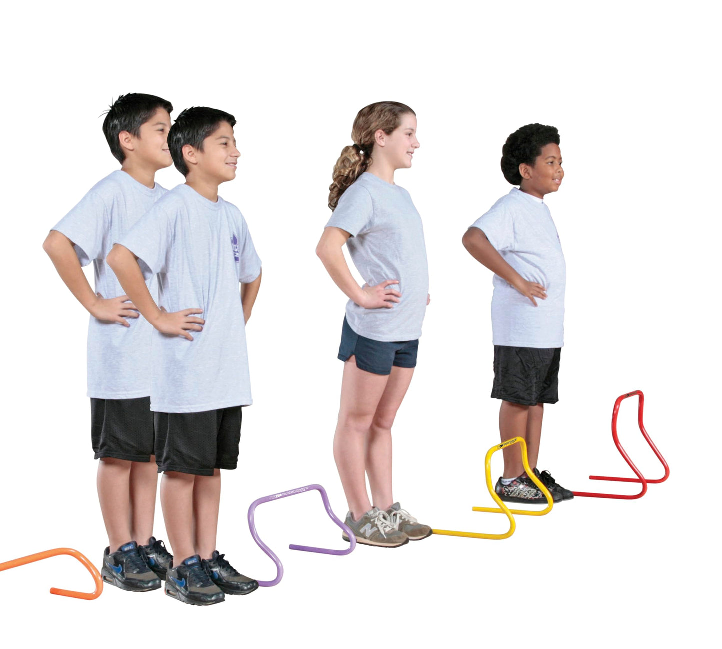 Sportime ComeBackHurdles - 16 inch - Set of 6 - Multiple Colors