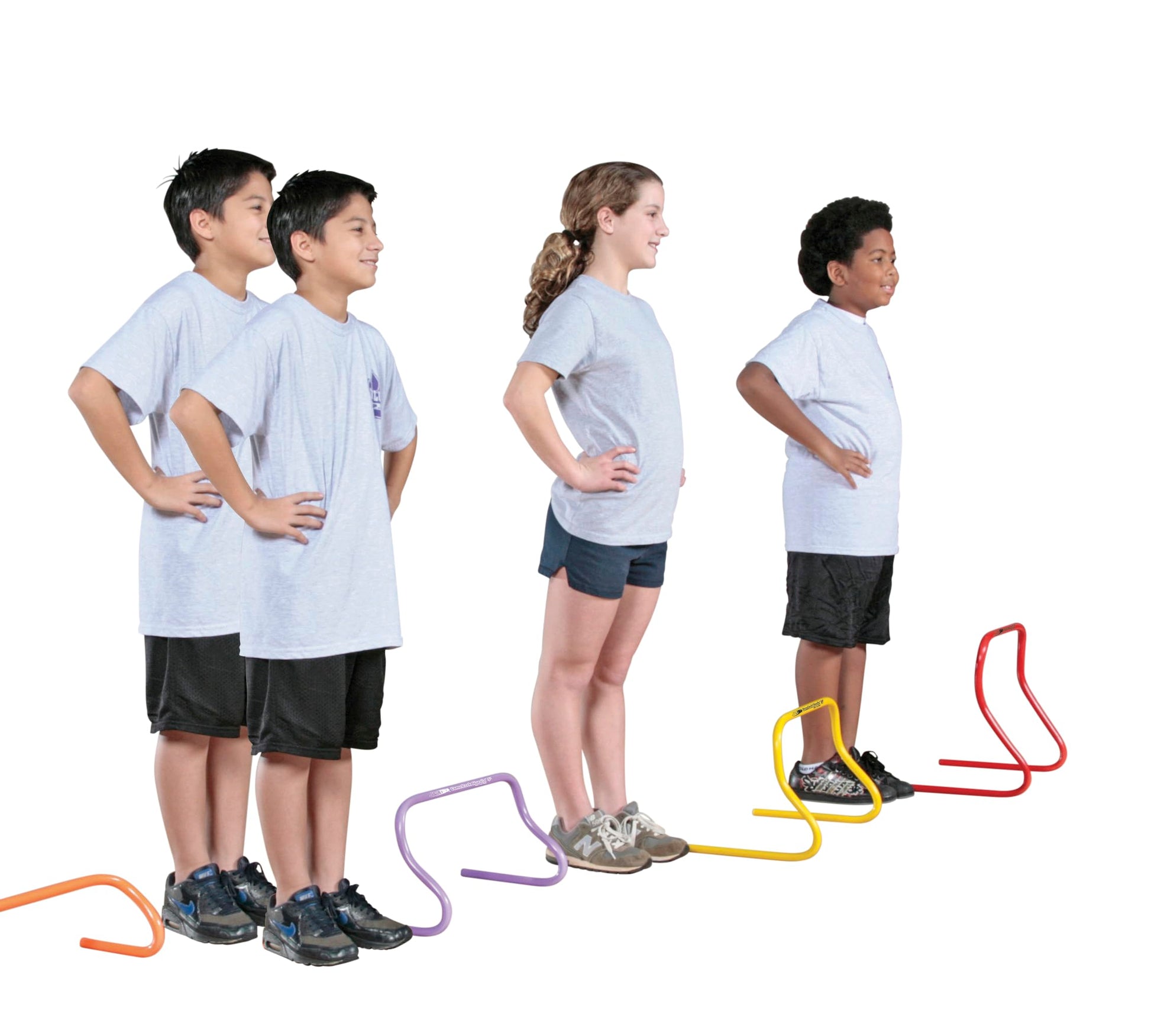 Sportime ComeBackHurdles - 16 inch - Set of 6 - Multiple Colors
