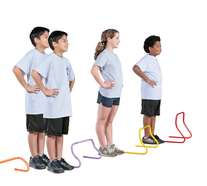 Sportime ComeBackHurdles - 16 inch - Set of 6 - Multiple Colors