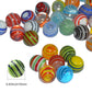 meizhouer Glass Marbles for Kids: Chinese Checkers Replacements Marble Games for Kids 8-12 Travel Home School - Game Birthday Marble Games Patterns