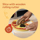Melissa & Doug Top & Bake Wooden Pizza Counter, Kids Kitchen Playset with Play Food & Play Kitchen Accessories, Preschool Toys for Girls & Boys Ages