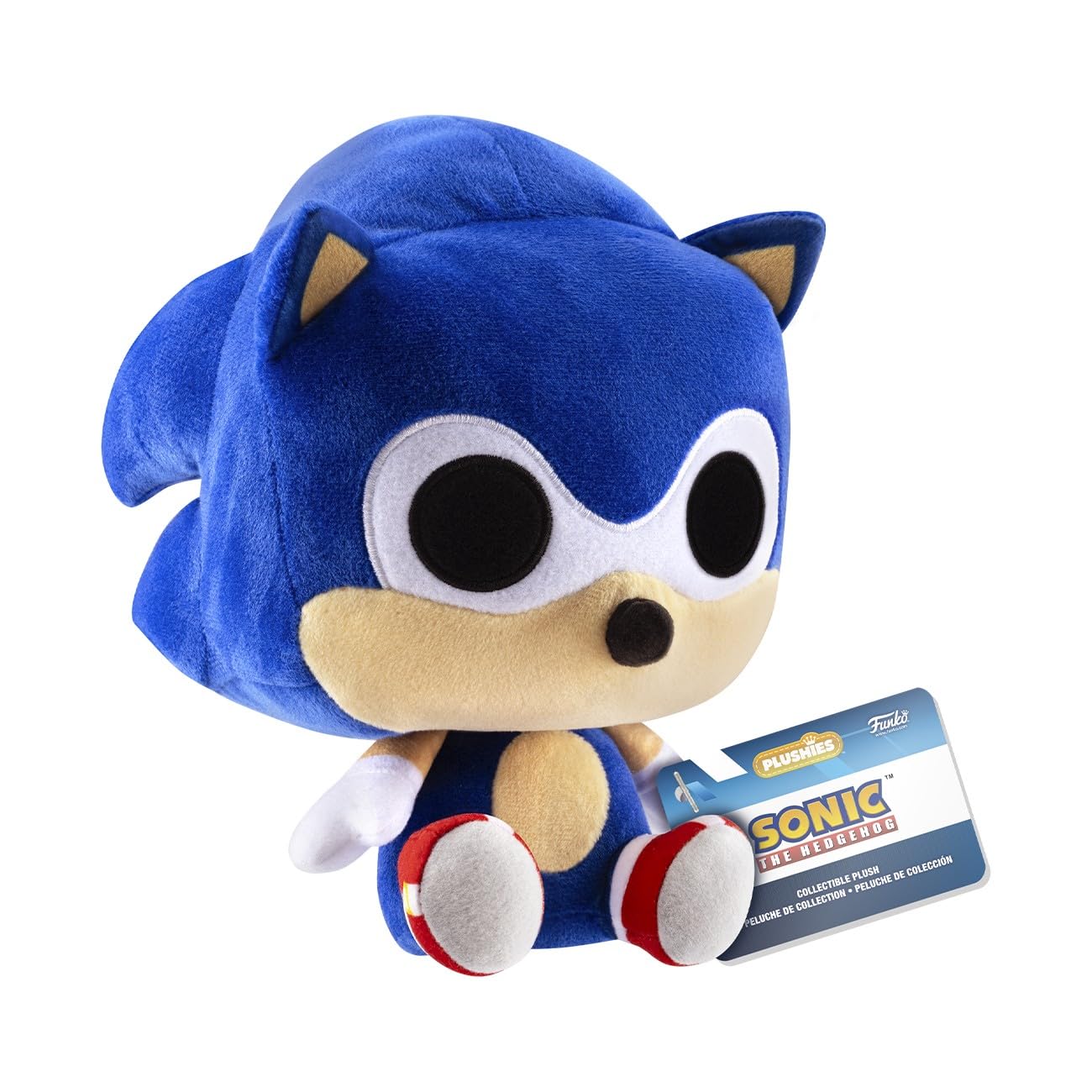 Funko Pop! Plush: Sonic the Hedgehog - Sonic - Collectable Soft Toy - Birthday Gift Idea - Official Merchandise - Stuffed Plushie for Kids and Adults