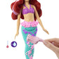 Mattel Disney Princess Ariel The Mermaid Doll, Mermaid Toy, Tail Fin Changed by Water Colour, Disney Gifts, Toy from 3 Years, HLW00