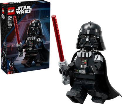 LEGO Star Wars Up-Scaled Darth Vader Minifigure Set #75461 - 1,028 Pieces, Posable 11-Inch Figure with Fabric Cape & Lightsaber | 6X Standard Size |