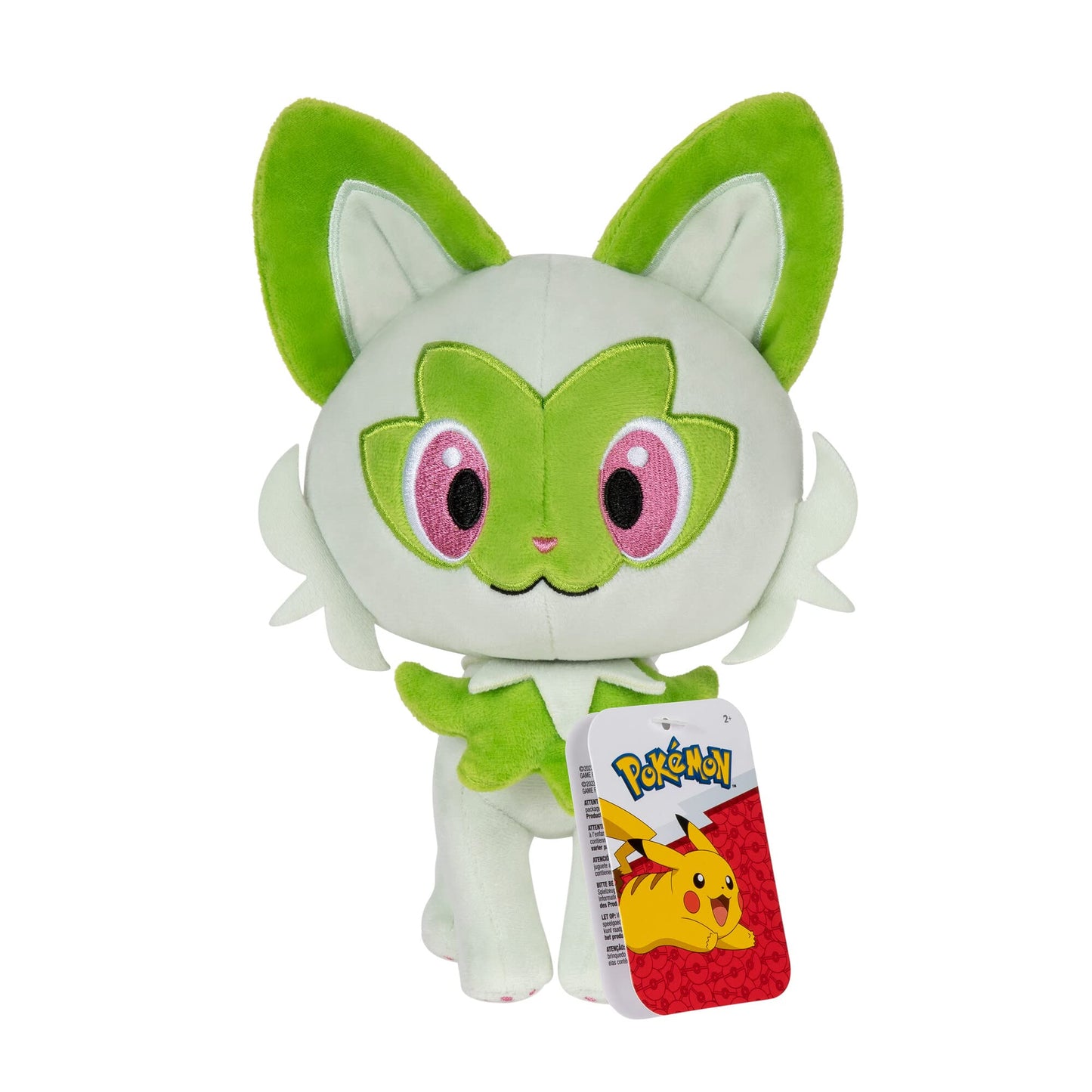 Pokémon Paldea First Partner Plush 3 Pack - 8-Inch Pokémon Plush of Fuecoco, Quaxly, and Sprigatito