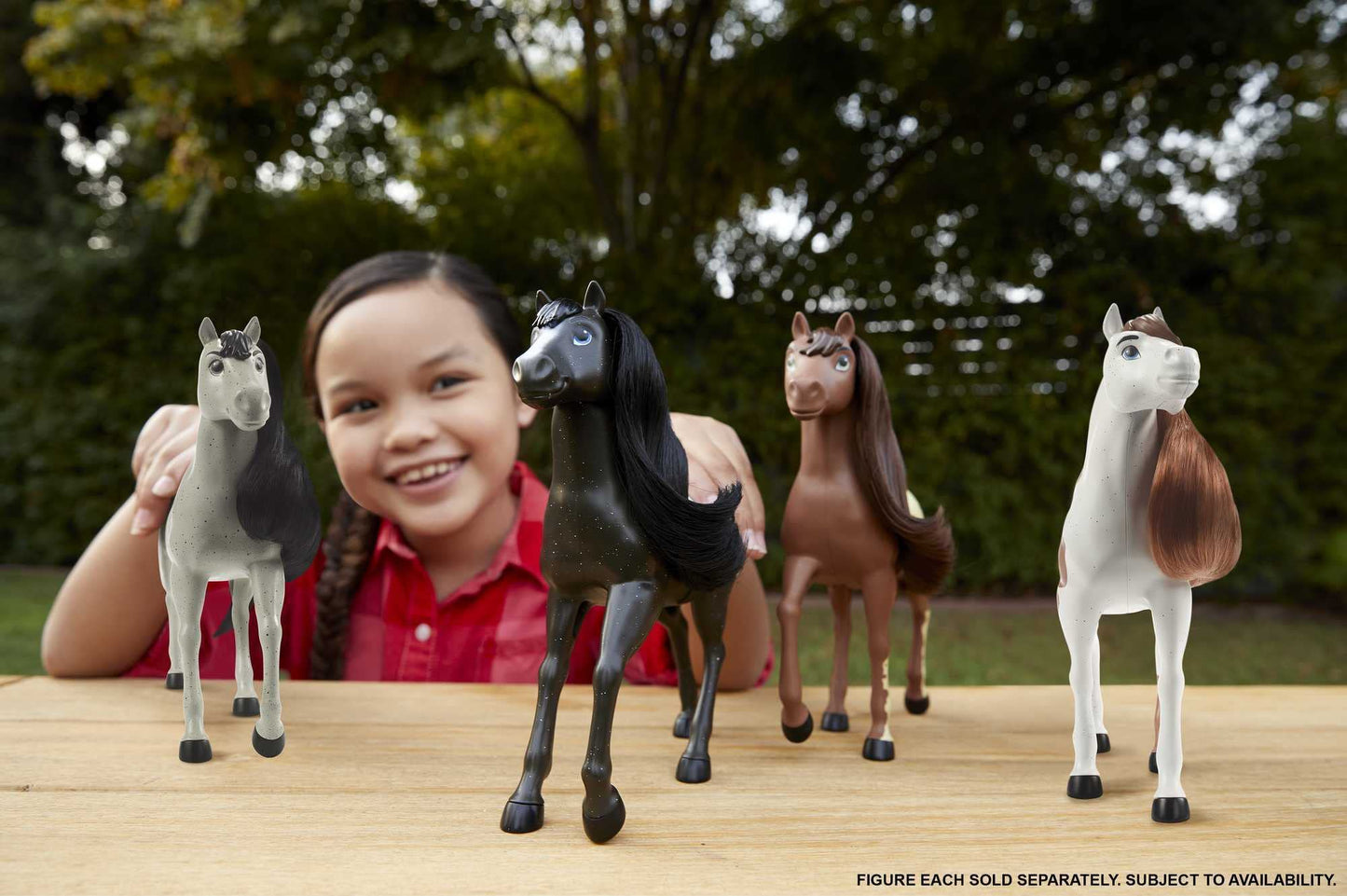 Mattel Spirit Untamed Horse Toy, Herd Horse (Approx. 8-inch) with Moving Head, Long Mane, Playful Stance & Beautiful Color