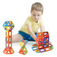 30-Piece Magnetic Tile Building Block Set - STEM Toy for Kids, for Boys & Girls