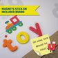 Chuckle & Roar - Ultimate Magnet Set - Soft Foam Fun Magnet Tiles - Great for Preschoolers - Storage Case Included for On The Go - Ages 3 and Up