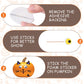 16 Packs Foam Pumpkin Decorating Kit - Pumpkin Foam Stickers for Decorating - 4 Style Holiday Decor Kits for Kids Cat, Bat, Spider Craft Stickers