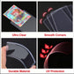 SummitFlare 400 Card Sleeves and Toploaders Bundle - 200 Rigid 3"x4" Toploaders + 200 Soft Penny Sleeves for Magic The Gathering, Sports and Trading
