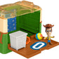 Disney and Pixar Minis Stackable Stories Toy Story Andy’s Room Toy, Detailed Movie Scene Case with 2 Mini Figures, Play Platform, Woody & Rex