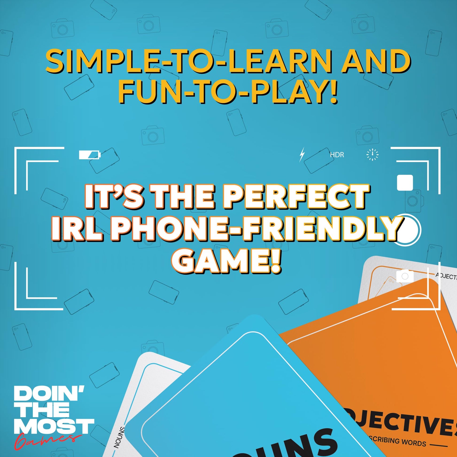 Doin' The Most - Pick Your Pic!: Hilarious Travel Card Game of Competitive Show and Tell. Fun for Teens, College Students, Office Parties, or Family